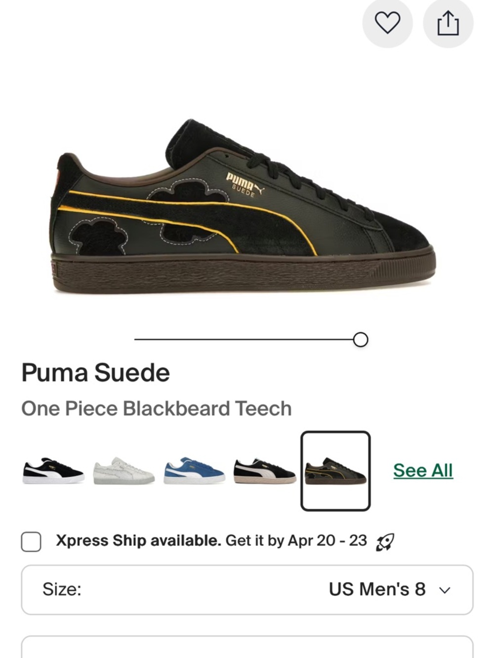 Puma suede NIB - Picture 4 of 5
